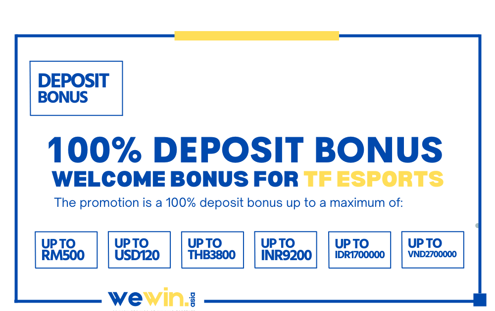 TF  Esports Deposit Bonus